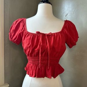 Cottagecore Smocked Top
